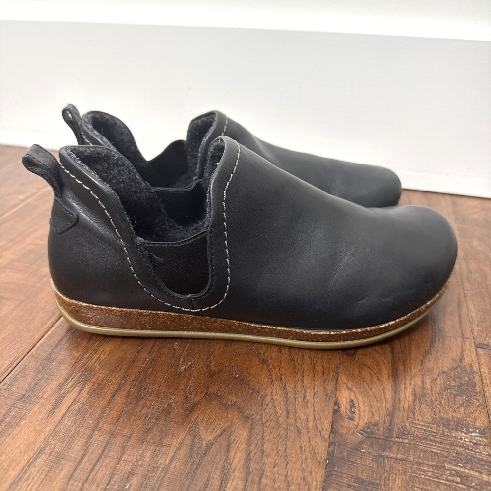 STEGMANN Leather Slip On Chelsea Boots Lieben Clog Women's 7.5 Portugal Wool